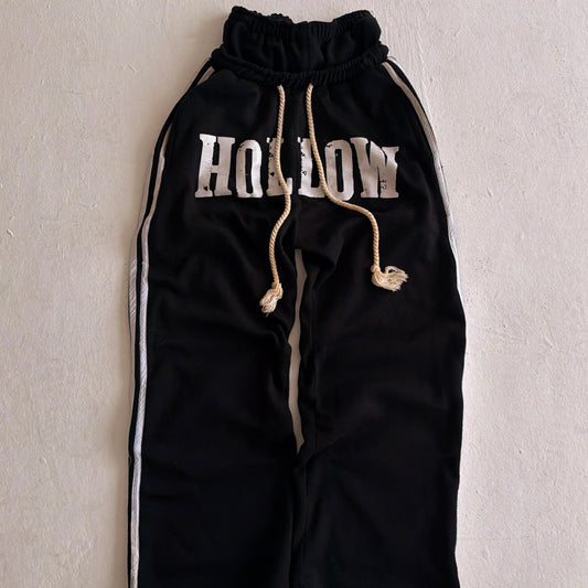 Hollow double waisted sweatpants